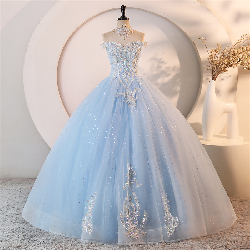 Glitter Tablecloth - Günstiges Partykleid, glänzend, 15 Quinceanera-Kleider, Ballkleid,