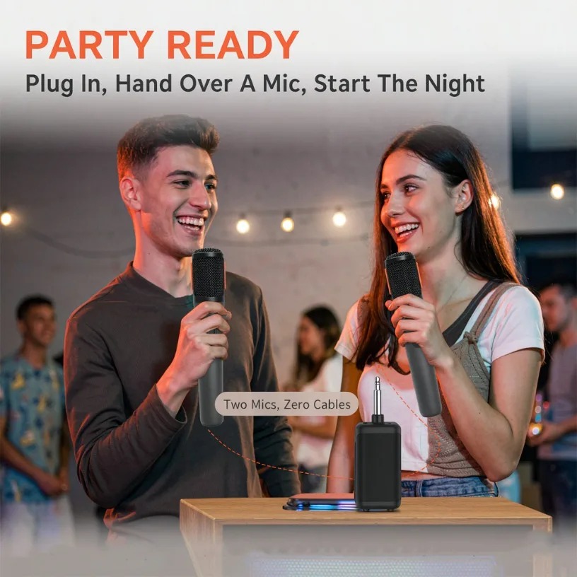 Drahtloses Mikrofon, Dual-Hand – Event Party Bewertung und Preis