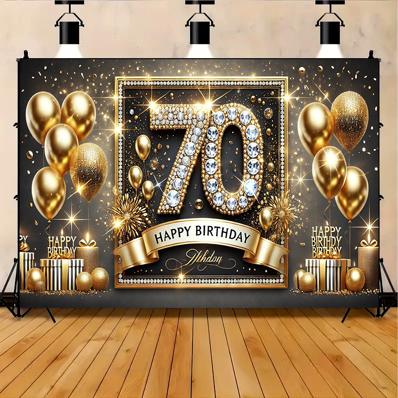 Ein luxuriöses Polyester-Banne – Party Banner Gold Bewertung und Preis