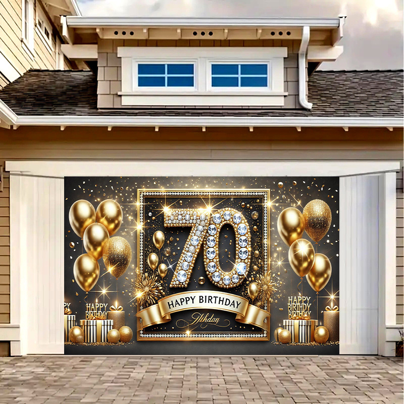 Ein luxuriöses Polyester-Banne – Party Banner Gold Bewertung und Preis