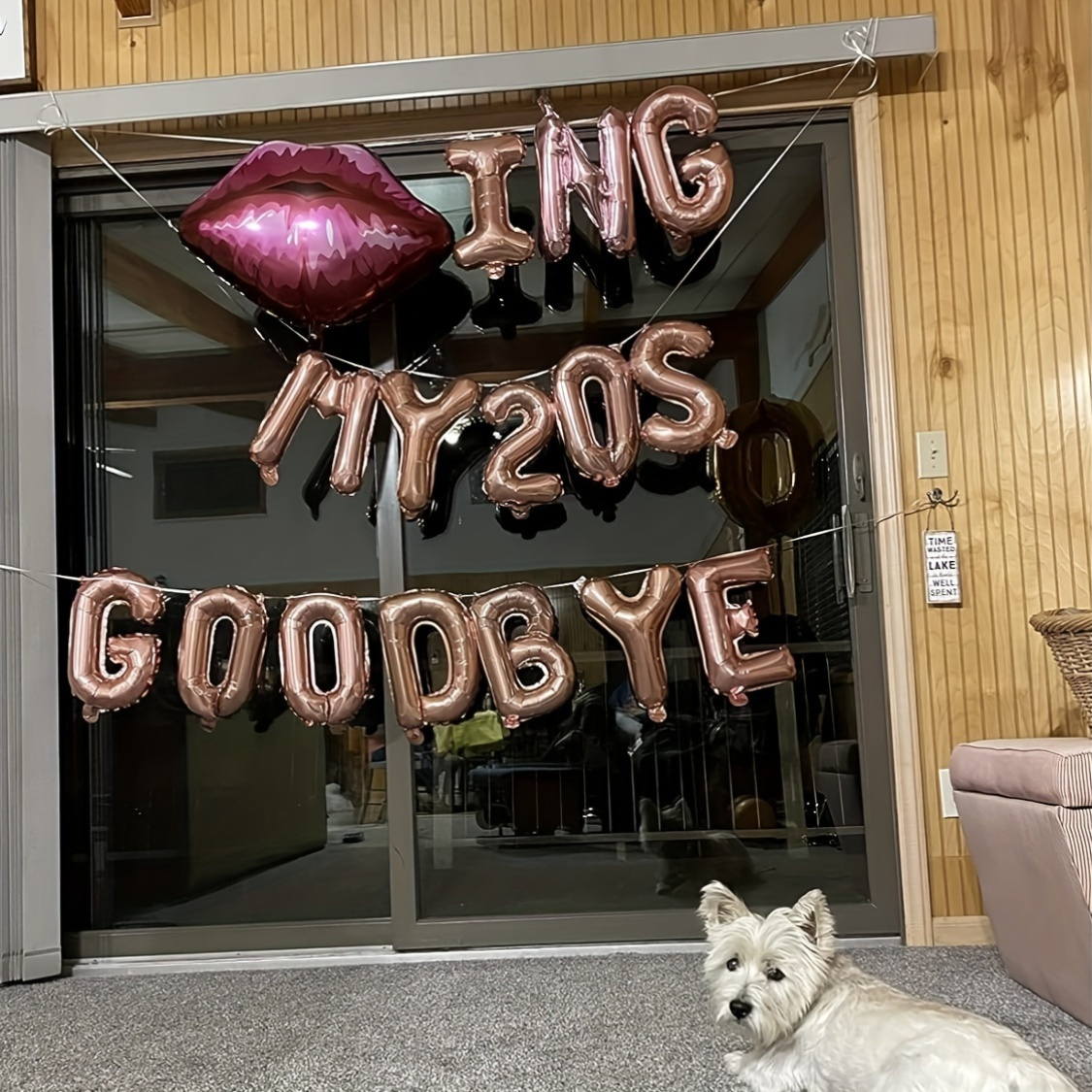Kissing My 20s Goodbye Dekorat – Party Banner Gold Bewertung und Preis