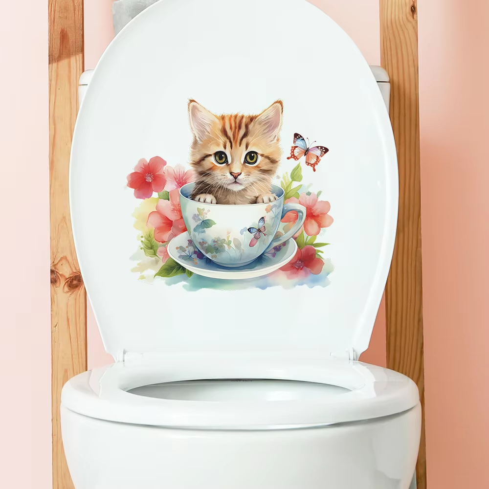Teetassen-Katzen-Blumen-Wandau – Flower Wall Panel Bewertung und Preis