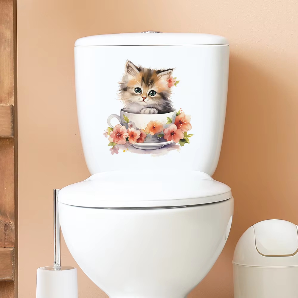 Teetassen-Katzen-Blumen-Wandau – Flower Wall Panel Bewertung und Preis