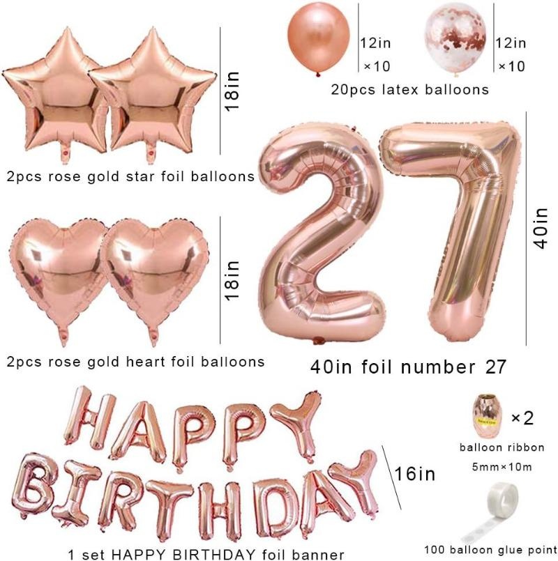 Rose Gold Happy Birthday Banne – Party Banner Gold Bewertung und Preis